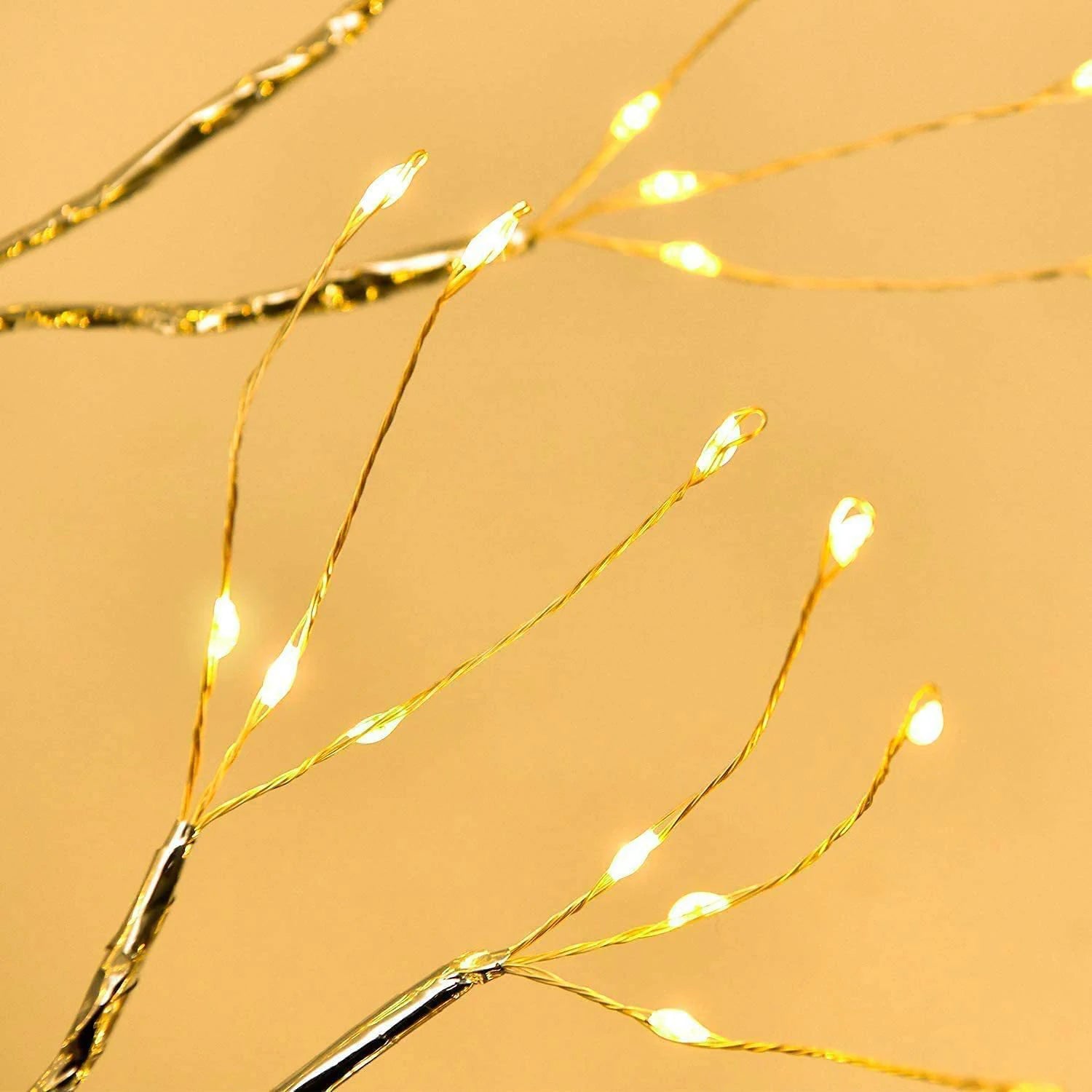 36/108Leds Tabletop Tree Lamp, Decorative LED Lights, Rgb Color Atmosphere Night Lights, for Party Camping Home Decor